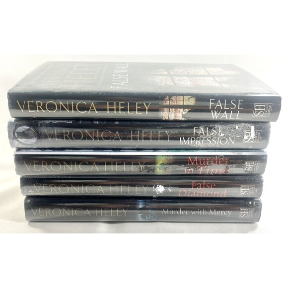 Veronica Heley Book Lot of 5 Hardbacks Murder with Mercy, False Diamond and More - Picture 13 of 16